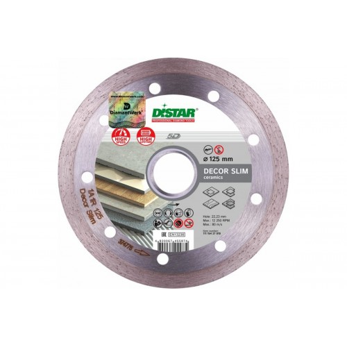 Диск алмазный 180х25,4 сплошной Granite DISTAR